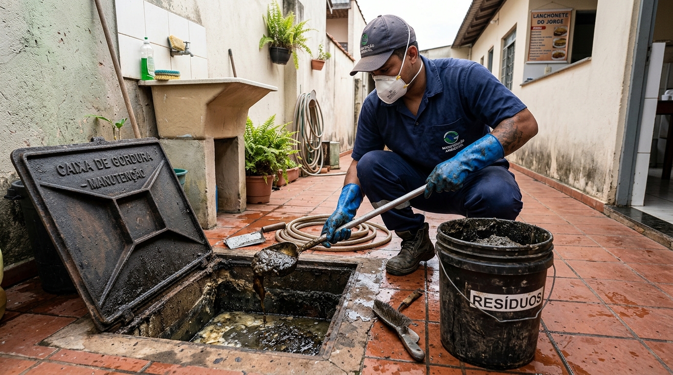 Manutenção de Caixa de Gordura em Duque de Caxias‑RJ